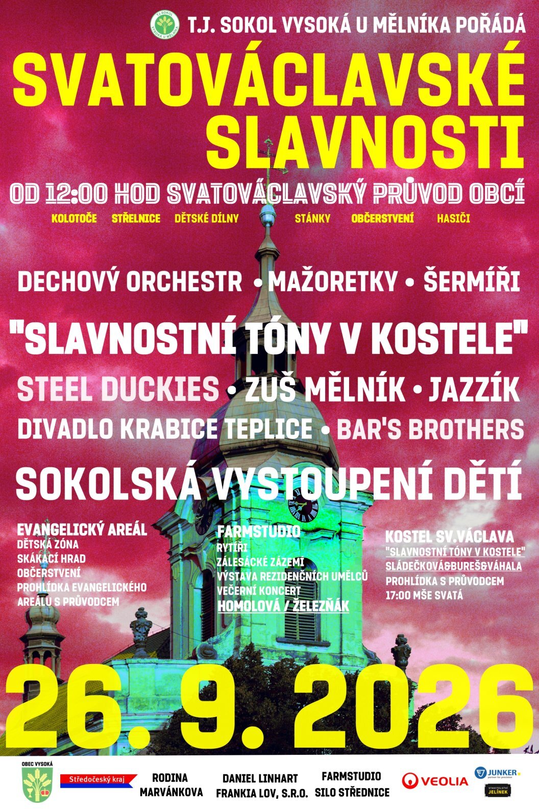 TJ Sokol Vysoká srdečně zve na 8. ročník SVATOVÁCLAVSKÝCH SLAVNOSTÍ